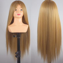 Venda imperdível cabeça de peruca feminina cabeça de manequim estilosa com cabelo em promoção 2024 - compre barato