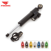 Amortiguador de dirección de aluminio CNC para motocicleta, estabilizador lineal de Control de seguridad invertida para Suzuki GSXR 600 GSXR 750 GSXR 1000 2024 - compra barato