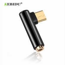 KEBIDU-Adaptador de auriculares tipo C con conector 3,5, convertidor de Cable de Audio AUX de 3,5mm para Xiaomi 6,Letv 2,2 pro,max 2 2024 - compra barato