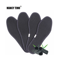 NANCY TINO Insoles For Shoes Bamboo Charcoal Shoe Insoles deodorant antibacterial breathable Shoe Pads Outdoor Hiking Insoles 2024 - купить недорого
