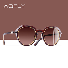 AOFLY BRAND DESIGN Polarized Sunglasses Women 2020 Classic Sun Glasses Female Round Gradient Lens Eyewear Goggles UV400 A101 2024 - buy cheap