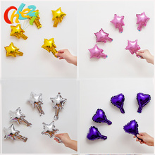 Balões infláveis de folha de alumínio, 50 tamanhos com 5 estrelas formato de coração, para decoração de festa de casamento, aniversário, brinquedos para crianças 2024 - compre barato