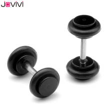 JOVIVI Mixed 18G Black Acrylic Fake Plugs Cheater Earrings with O-Rings 6G/2G/0G/00G Look Ear Plug Piercing Jewelry 2024 - buy cheap