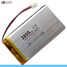 In the core 2800mAh 803759 3.7V lithium polymer battery 853860 navigator toys 883759 Rechargeable Li-ion Cell 2024 - buy cheap