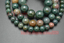High Quality Green & Red Color 6~10mm Bloodstone 16'' Round Beads For Jewelry Making Materials 5pc/lot 2024 - buy cheap