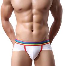 Fashion Underwear Men Briefs Underpants Spandex Sexy Man's Pants For Men Shorts Man Underpanties Masculinas Calzoncillos M L XL 2024 - buy cheap