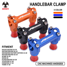 Motocicleta CNC Guiador Riser Monte Grampo Para KTM SX SXF KTM XCF XC TX FX FC Husqvarna TC 125 150 250 350 450 2024 - compre barato