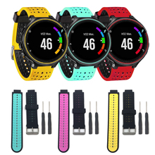 Pulseira de pulso de silicone, pulseira de substituição universal para garmin forerunner 220 230 235 620 630 2024 - compre barato