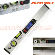 360 Degree 400mm Digital Angle Finder Level  Spirit Level Upright Inclinometer with Magnets Protractor angle slope tester Ruler 2024 - buy cheap