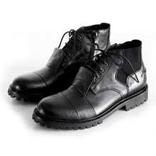 Мужская кожаная обувь ручной работы; оксфорды; большие размеры; уличная мода; настоящая итальянская обувь с высоким берцем в европейском и итальянском стиле; Роскошная обувь в британском стиле; Цвет Черный 2024 - купить недорого