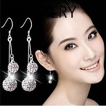 ANENJERY 925 Sterling Silver Long Tassel Chain Drop Earrings boucle d'oreille For Women S-E60 2024 - buy cheap