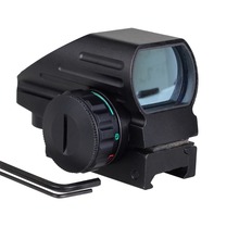 VERY100 Tactical Reflex Green Red Dot Laser Sight 4 Reticle Holographic Projected Scope 20mm Rail Mount Fit For Airgun Rifle 2024 - buy cheap