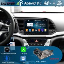 10.1" IPS 8Core 4GB+64GB Android 9.0 Car DVD Multimedia For Hyundai Elantra 2015 2016 2017 2018 Radio GPS DSP CarPlay Parrot BT 2024 - buy cheap