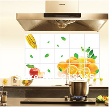 [Fundecor] fruit orange kitchen oil stickers green removable kitchen tile home decor decals wall sticker 2024 - buy cheap