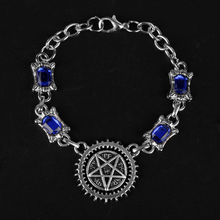dongsheng Accessories Anime Black Butler Blue Crystals Bracelets for Women Link Chain Bangles Bracelet Female Elegant Wristbands 2024 - buy cheap