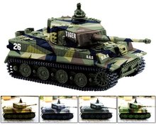 Greatwall-Mini tanque Tiger militar alemán a Control remoto, Radio con sonido, juguetes, disponible en varios colores, 1:72 2024 - compra barato