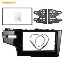 Feeldo painel estéreo do painel de carro 2din, adaptador de moldura do painel de fáscia para honda fit jazz (lhd) 2013 + kit de acabamento de instalação # am4944 2024 - compre barato