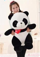 Panda de peluche grande de 75cm, oso de peluche de corazón rojo, te quiero, almohada grande, regalo de cumpleaños, h961 2024 - compra barato