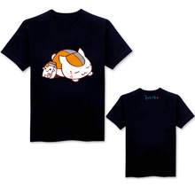 Camiseta de Anime de Japón para niños y niñas, Camisa de algodón con dibujo de gato, maestro, Natsume, Cosplay, M-XXL 2024 - compra barato
