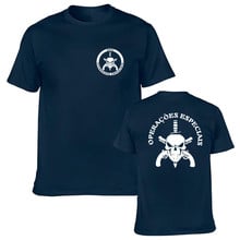 New BOPE Elite Death Squad Brazil Special Force Unit Military Police T-shirt Tee Mens 100% Cotton Tops Tees 2024 - buy cheap