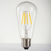 Электрическая лампочка эдисона индивидуальность светодиодный E27 220V Ретро 4W лампа Винтаж светильник ламп промышленных Декор спираль, по сравнению с лампами накаливания 2024 - купить недорого