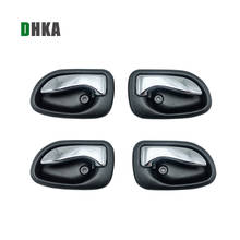 DHKA INSIDE INTERIOR DOOR HANDLE  FOR HYUNDAI ACCENT 1995-2000 1995 1996 1997 1998 1999 2000 CHROME  OEM: RH:82620-22000 LH:8261 2024 - buy cheap