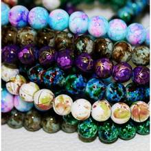 8mm 100pcs/lot Glass Beads Round Assorted Colorful For Jewelry Making Necklace Bracelet DIY Jewelry Findings 2024 - buy cheap