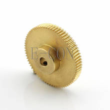 1pcs 0.5M70T 3-12mm Bore Hole 70 Teeth 0.5 Module 5mm width Motor Brass Material Gear Wheel with Top Screw 2024 - buy cheap