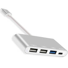 USB C HUB 4 in 1 Multiple USB 3.0 2.0 USB C Hub/HUB Charging Converter Convertor Adapter for MacBook pro Laptop Tablet PC 2024 - buy cheap