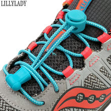 Фиксатор эластичных шнурков 22 цвета пара фиксирующий башмак шнурки эластичные шнурки для кроссовок шнурки для бега/триатлона 2024 - купить недорого