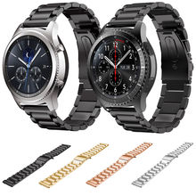 Pulseira de aço inoxidável 18mm 22mm 20mm 24mm para vários modelos smart watch gear s3 s2 huawei 1/ 2 pino de liberação rápida frete grátis 2024 - compre barato