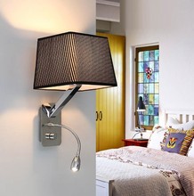 Creative Fabric Wall Sconces Band Switch Modern LED Reading Wall Light Fixtures For Bedroom Wall Lamp Home Lighting Lamparas 2024 - buy cheap