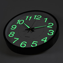 12 Inch 30 CM Luminous Wall Clock Glow In The Dark Quartz Watch for Kids Rooms Bedroom Living Room Hanging Clock Home Decoration 2024 - buy cheap