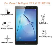 9H 7" Screen Protector for Huawei Mediapad T3 7.0 3G Tempered Glass 4G/3G BG2-U01 For Huawei T3 7inch 4G Screen Protective Glass 2024 - buy cheap