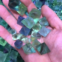 Especímen de fluorita octaedro natural, cristal curativo, piedra natural, GEMA, octaedro, espécimen de tamaño mixto 2024 - compra barato