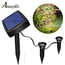 Outdoor Waterproof Solar Light Flower Beds Potted Plants Solar Lamp Security Lighting For Garden Courtyards Yard 2024 - buy cheap