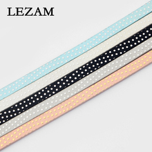 1meter 5*2mm Flat Pu Leather With Shiny Dot Rope Jewelry For Diy Bracelet Necklace Jewelry Making Cord Material Accessories 2024 - buy cheap