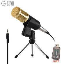 GEVO BM 800 Condenser Microphone For Computer professional Wired With Stand Tripod Studio Mic For Karaoke PC Phantom Power BM800 2024 - buy cheap