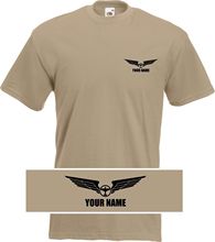 Camiseta avião piloto com asas, personalização do seu nome, camiseta com gola em o para adultos, modelo 2019 masculino 2024 - compre barato