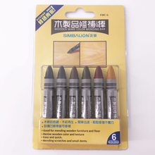 6pcs Simbalion Wood and Floor Color Mending Crayon Pen Repair Restore The Material of Furniture House 2024 - buy cheap