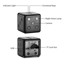 WINGRIDY SQ16 Mini Camera Dice Action Mini Camcorder Sport DV for Motorcycle Mini HD Keychain Camera 1080P Micro Camera pk SQ11 2024 - buy cheap