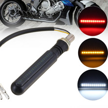 1Pair Motorcycle Turn Signals E4 Mark LED Flowing Water Flashing Stop Signals Tail Indicator Running Light DRL Flasher For Honda 2024 - buy cheap