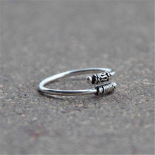 Boho Adjustable Ring Gypsy Ethnic Tibetan Ring for Men Women Wedding Vintage Thai Metal Color Punk Indian Tribal Totem Ring r34 2024 - buy cheap