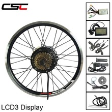 Electric Bike Conversion Kit for 20-29inch 700C 36V 500W Hub Motor Ebike kit rear Wheel Motors LCD3 LCD8 display 2024 - buy cheap