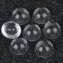 Cabujones de cúpula de cristal transparente, accesorios de cabujón de aumento para joyería artesanal, Hemisferio, 30mm, 5 unids/lote 2024 - compra barato