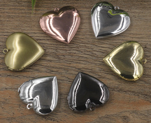 29*27mm 10pcs Heart Photo Frame Locket Box,Bronze/Silver/Gold/Black Pendant European style Craft,Jewelry Finding Pendant 2024 - buy cheap