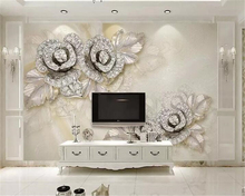 Beibehang murais de parede Personalizado sala de estar quarto jóias de prata diamante rosa de cetim de seda 3d papel de parede de decoração para casa 2024 - compre barato