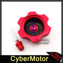 Alloy Red Motorcycle Petrol Fuel Gas Tank Cap Cover For Chinese Dirt Pit Bike XR50 CRF50 CRF70 SSR Thumpstar Stomp  Coolster YCF 2024 - buy cheap