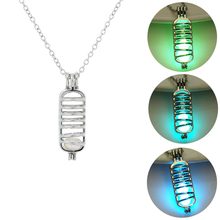 DNA Mitochondria Pendant Glowing In Dark Necklaces 2021 New Fashion Hollow Luminous Stone Necklaces For Women Jewelry Gift 2024 - buy cheap