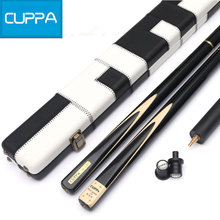 Высокое качество Черный Cuppa снукер Cues Stick 9,8 мм наконечник со снукерным кием кейс набор 6 вариантов Китай 2016 2024 - купить недорого